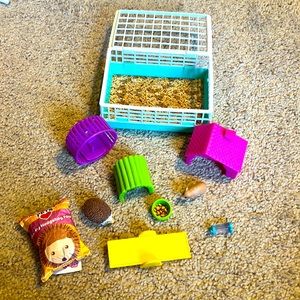 18in doll hamster/hedgehog set